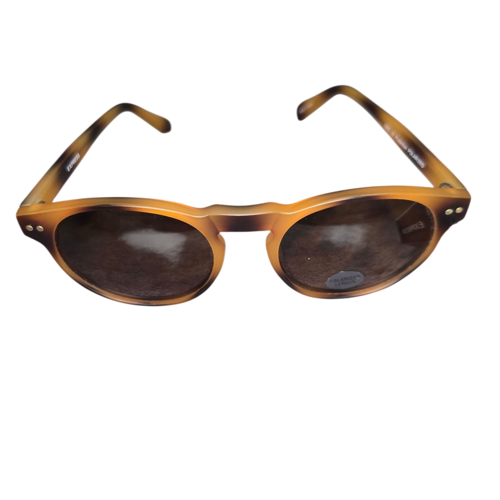 Express‎ Tan Round Sunglasses